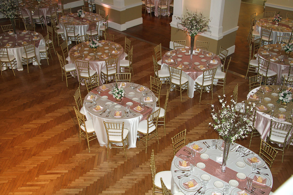 12" x 120" Blush Omni Sequin Runner